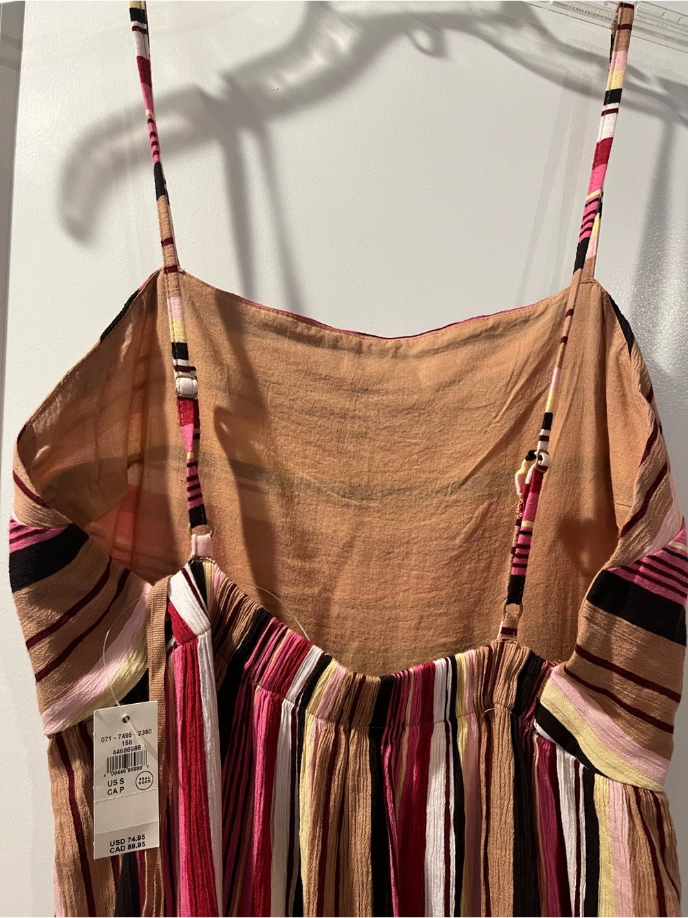 NWT Aerie Striped Maxi Dress with Low Back - Picture 3 of 4